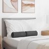vidaXL Cojines Bolster 2 pcs Gris oscuro Ø 15 x 40 cm Tela de pana