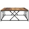 vidaXL Mesa de Caf&eacute; Madera envejecida 100 x 100 x 40 cm