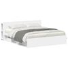 vidaXL Estructura de cama con almacenamiento Blanco 180 x 200 cm