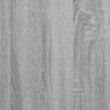 vidaXL Estructura de cama madera de ingenier&iacute;a gris Sonoma 100x200 cm