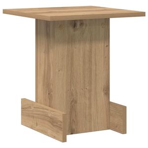 vidaXL Mesa Auxiliar Roble artisan 35,5 x 35 x 40 cm