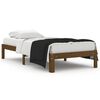 vidaXL Estructura de cama madera maciza marr&oacute;n miel 90x190 cm