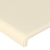 vidaXL Cabeceros crema 160x5x78/88 cm cuero sint&eacute;tico