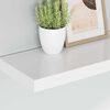 vidaXL Estantes flotantes de pared 2 uds MDF blanco 50x23x3,8 cm