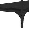 vidaXL Mesa Consola Otro Roble negro 100 x 34.5 x 75 cm
