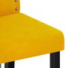 vidaXL Sillas de comedor 6 unidades terciopelo amarillo
