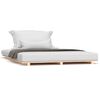 vidaXL Estructura de cama madera maciza de pino 120x200 cm