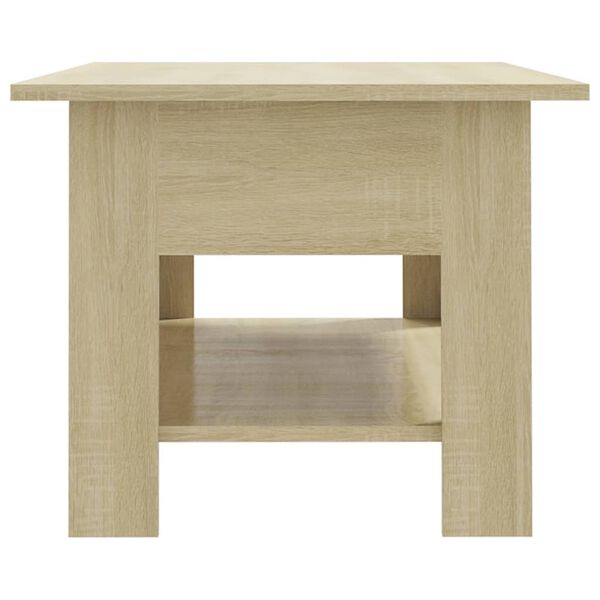 vidaXL Mesa de centro madera de ingenier&iacute;a roble Sonoma 102x55x42 cm