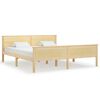 vidaXL Estructura de cama sin colch&oacute;n madera maciza de pino 180x200 cm