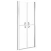 vidaXL Puerta de ducha transparente ESG 91x190 cm
