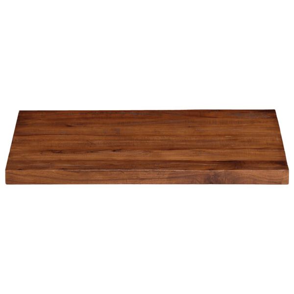 vidaXL Tablero mesa rectangular madera maciza reciclada 90x50x2,5 cm