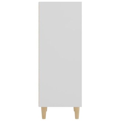 vidaXL Aparador de madera contrachapada blanco 34,5x32,5x90 cm