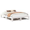vidaXL Estructura de cama sin colch&oacute;n madera maciza de pino 160x200 cm