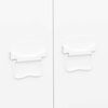 vidaXL Armario industrial de metal blanco 90x50x180 cm