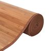 vidaXL Alfombra rectangular bambú color natural 60x200 cm
