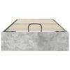 vidaXL Estructura de Cama Ottoman Gris Concreto 90 x 200 cm