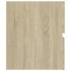 vidaXL Conjunto de muebles de baño madera contrachapada roble Sonoma
