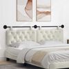 vidaXL Cabecera Colgante Crema 170 x 55 x 7 cm Terciopelo