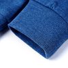 Sudadera infantil azul oscuro m&eacute;lange 128