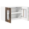 vidaXL Mueble de Cocina con puerta 2 pcs Roble ahumado 60 x 31 x 40 cm