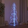 vidaXL &Aacute;rbol de Navidad con 100 LED Azul 120 cm Acr&iacute;lico