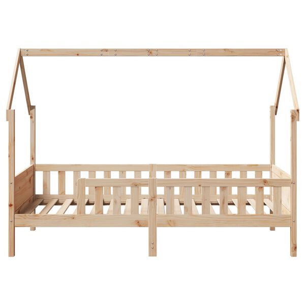 vidaXL Cama con forma de casa para ni&ntilde;os madera maciza pino 90x190 cm