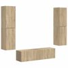vidaXL Conjunto de mueble de TV 6 uds. Roble Sonoma