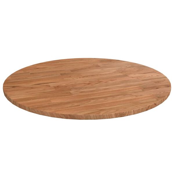 vidaXL Tablero de mesa redonda madera roble marr&oacute;n claro &Oslash;50x1,5 cm