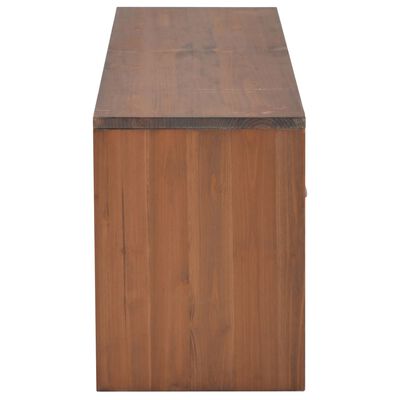 vidaXL Mueble para TV con 4 cajones madera maciza acacia 120x30x40 cm
