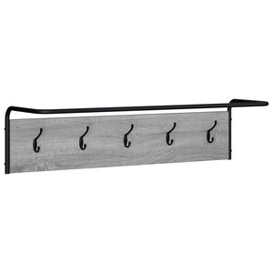 vidaXL Perchero Sonoma gris 100 x 30 x 25 cm Madera de ingenier&iacute;a