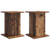 vidaXL Soporte de plantas 2 pcs Madera envejecida 30,5 x 30 x 43 cm
