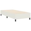 vidaXL Cama de plataforma Crema 80 x 200 cm tela