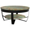 vidaXL Mesa de centro madera maciza reciclada 65x32 cm