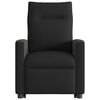 vidaXL Sill&oacute;n reclinable elevable tela negro