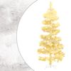 vidaXL &Aacute;rbol de Navidad en espiral con luces y soporte blanco 180 cm