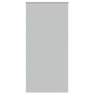 vidaXL Estor Enrollable Opaco gris claro 115x230 cm Tela Ancho 110,7cm
