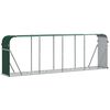 vidaXL Le&ntilde;ero verde 300x45x100 cm acero galvanizado