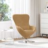 vidaXL Sill&oacute;n huevo Marr&oacute;n Terciopelo