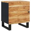 vidaXL Mesita de noche de madera maciza de acacia 40x33x46 cm