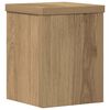 vidaXL Soportes de plantas 2 uds madera roble artisian 15x15x20 cm