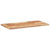 vidaXL Estante flotante 2 uds madera acacia acabado aceite 60x40x2 cm