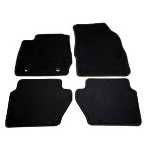 vidaXL Juego de alfombrillas para coche 4 piezas para Ford Fiesta VI