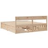 vidaXL Estructura de cama sin colchón madera maciza de pino 200x200 cm