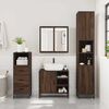 vidaXL Set de muebles ba&ntilde;o 3 pzas madera contrachapada roble marr&oacute;n