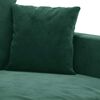 vidaXL Sill&oacute;n de terciopelo verde oscuro 60 cm