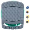 vidaXL Carrete de manguera de pared+manguera pl&aacute;stico gris antracita