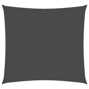 vidaXL Toldo de vela cuadrado tela Oxford gris antracita 6x6 m