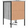 vidaXL Armario de Noche con caj&oacute;n 2 pcs Gris Sonoma 42 x 41 x 61 cm