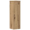 vidaXL Soportes de plantas 2 uds madera roble artisian 17x17x60 cm