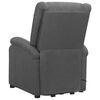 vidaXL Sill&oacute;n elevable tela gris oscuro